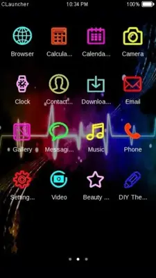 Light Wave Theme android App screenshot 2